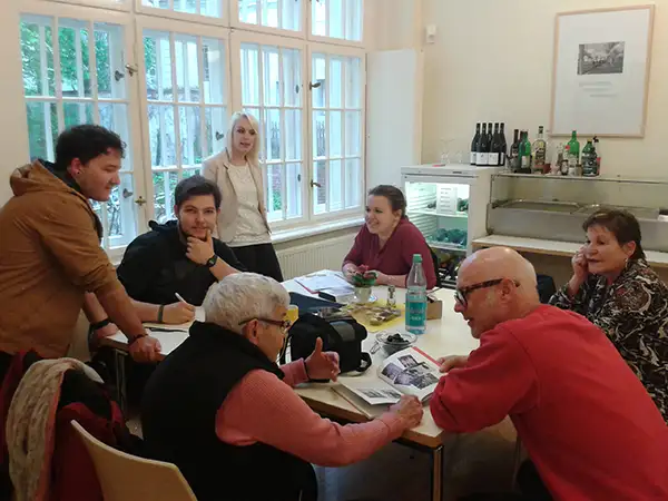 2015, Treffen mit Filmprojektgruppe